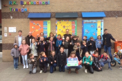Cheque voor de Basisschool de Triangel