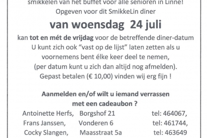U bent van harte welkom !!