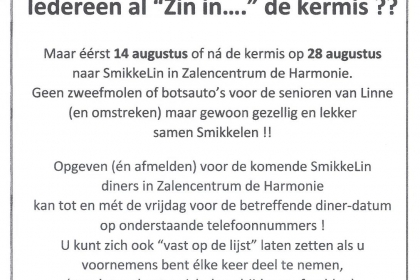Heeft u er ook....Zin in ??