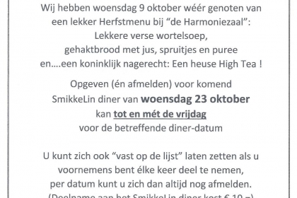 Het is echt herfst bij SmikkeLin