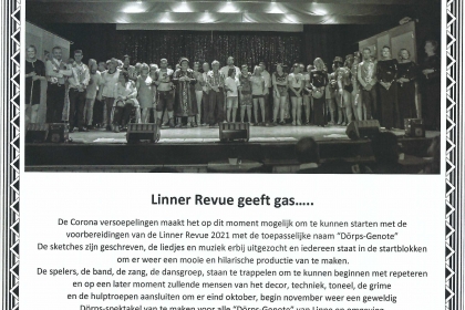Linner Revue 2021 in de startblokken....