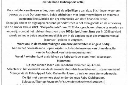 Helpt u ons mee ?