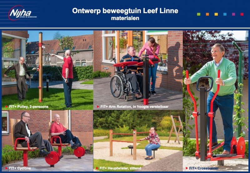 Beweegtuin met ontmoetingsplek