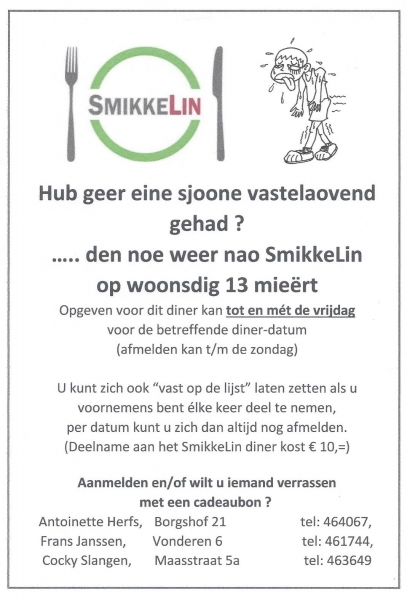 Hub geer ein sjoone Vastelaovend gehad ??
