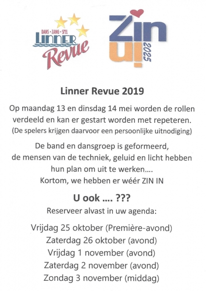 Wij hebben er... ZIN IN...