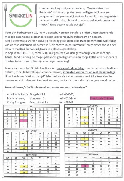 UW AGENDA VOOR DE 2E HELFT VAN HET JAAR 2019