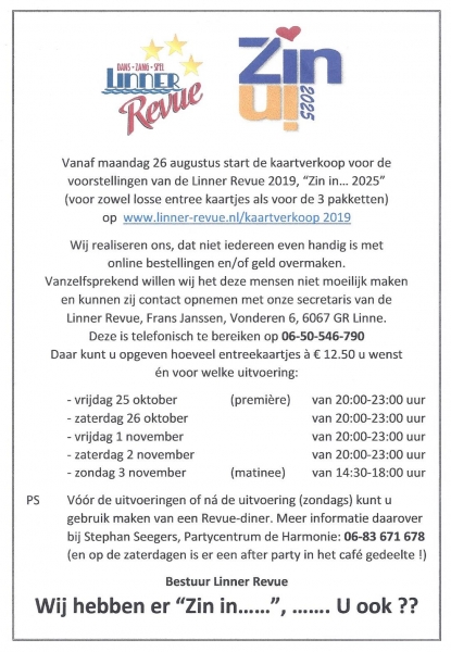 Wij hebben er... ZIN IN...