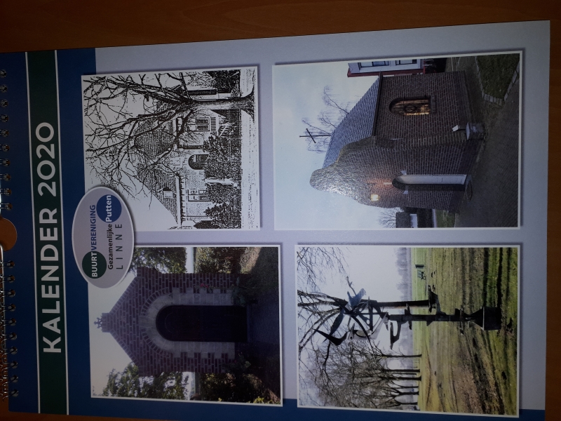 Verkoop uniek kado: Linner maandkalender 2020