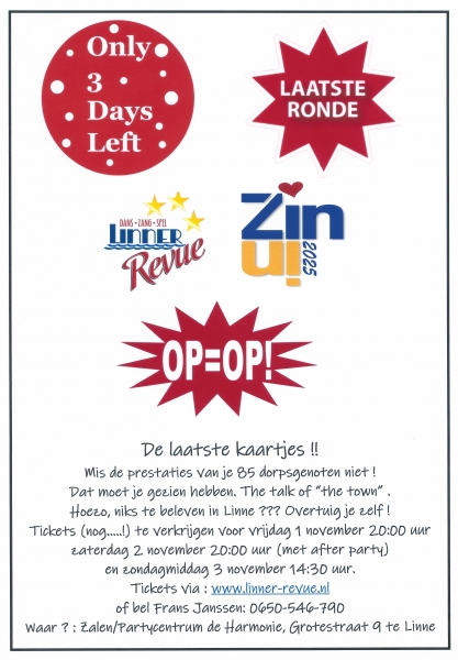 De laatste kans ...!!