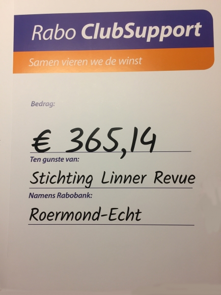 Bedankt alle stemmers op de Linner Revue !