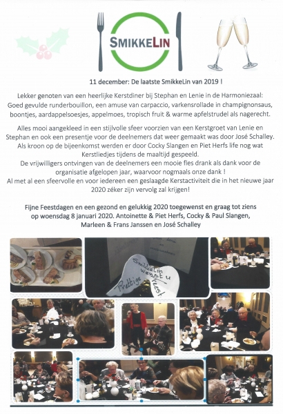 SmikkeLIn sluit 2019 mooi af !